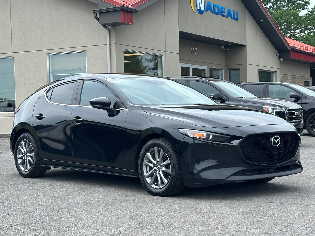 Black 2023 Mazda MAZDA3 Sport GX FWD Hatchback Automatic
