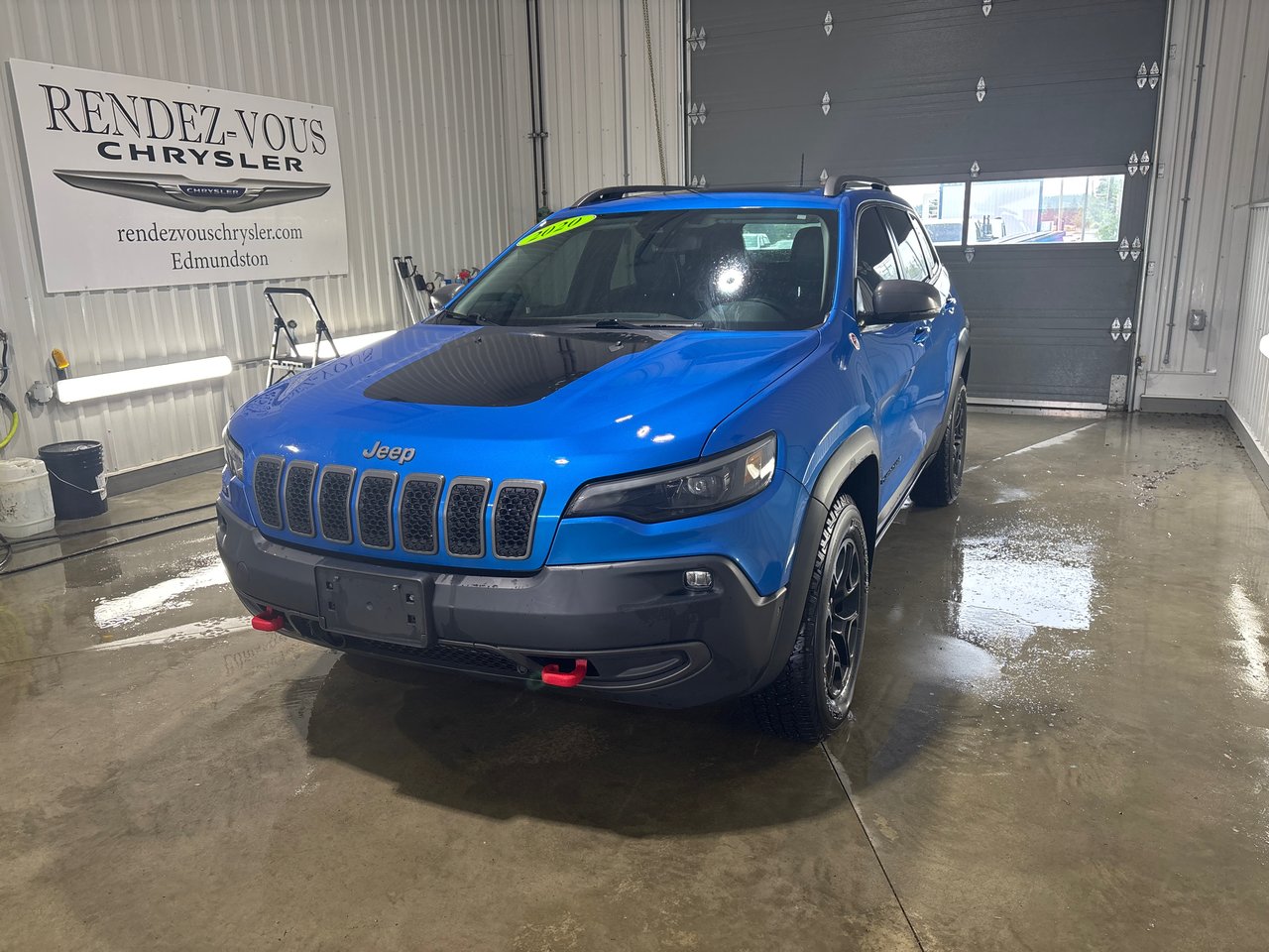 Blue 2020 Jeep Cherokee SUV / Crossover Four-Wheel Drive Automatic