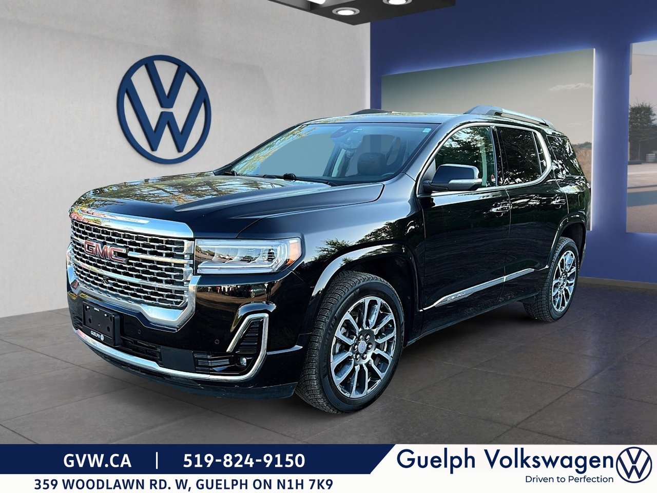Black (Ebony Twilight Metallic) 2020 GMC Acadia Denali AWD SUV / Crossover Four-Wheel Drive Automatic