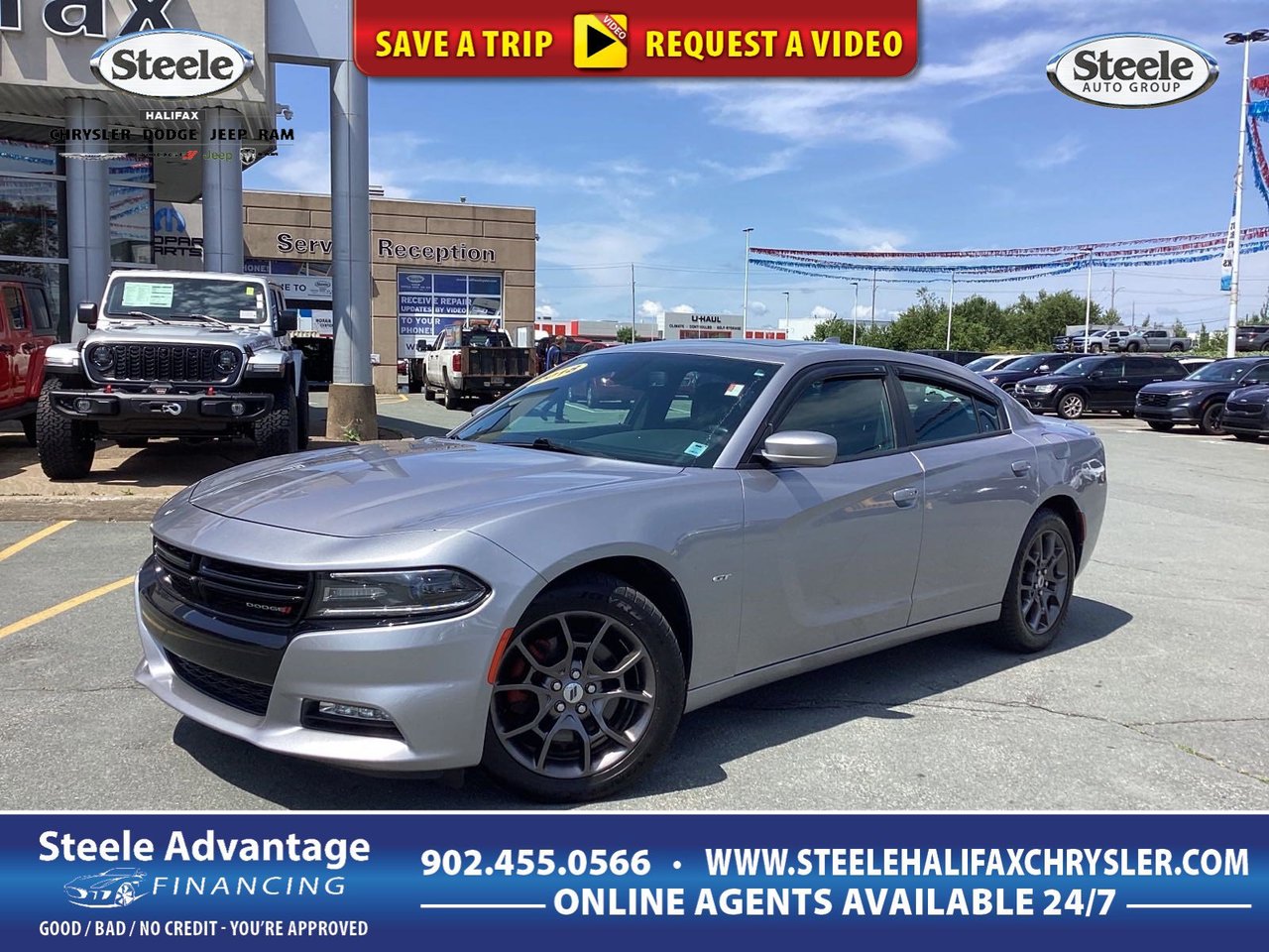 2018 Dodge Charger GT - AWD, NAV, HEATED SEATS AND WHEEL,SUNROOF, NO ACCIDENTS-0