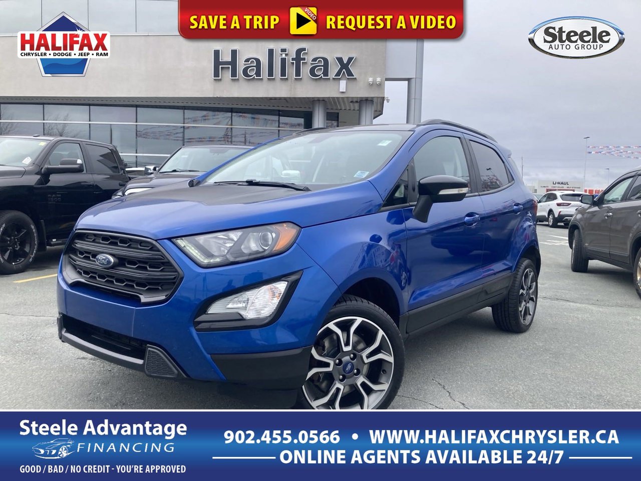 2019 Ford EcoSport SES - 4WD, NAV, HEATED LEATHER TRIMMED SEATS, SAFETY FEATURES,-0