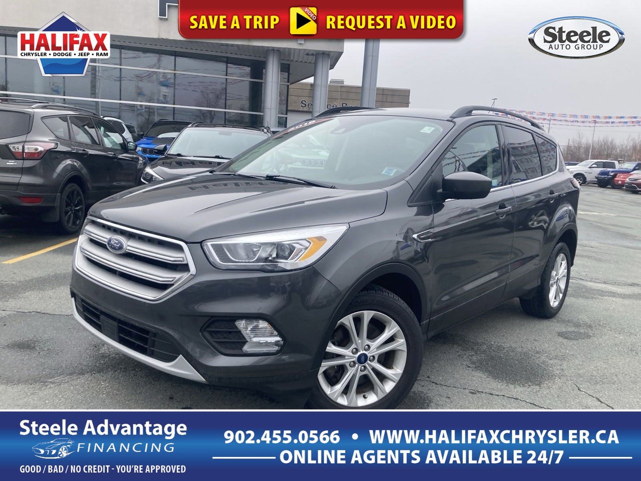 2018 Ford Escape SEL - LOW KM, 4WD, HEATED LEATHER SEATS, ONE OWNER, SAFETY FEATURES-0