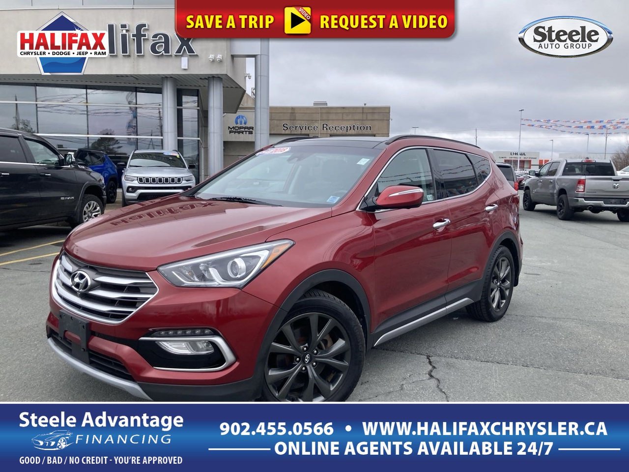 2018 Hyundai Santa Fe Sport Ultimate - AWD, NAV, HTD AND COOLED LEATHER, SUNROOF, ONE OWNER, SAFETY SENSE-0