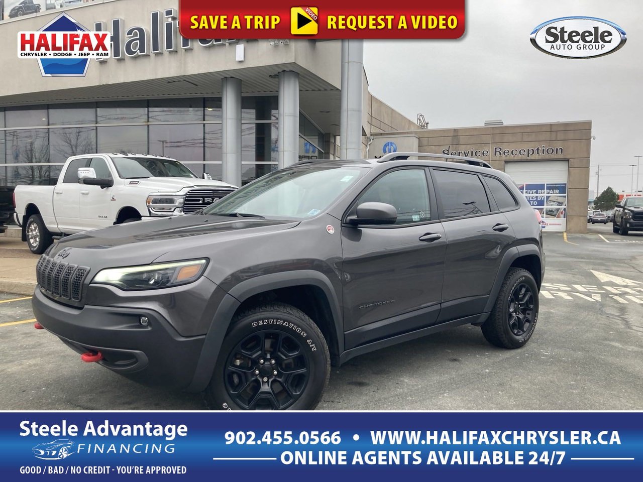 2021 Jeep Cherokee Trailhawk Elite - LOW KM, NAV, HTD MEMORY LEATHER SEATS AND WHEEL,-0
