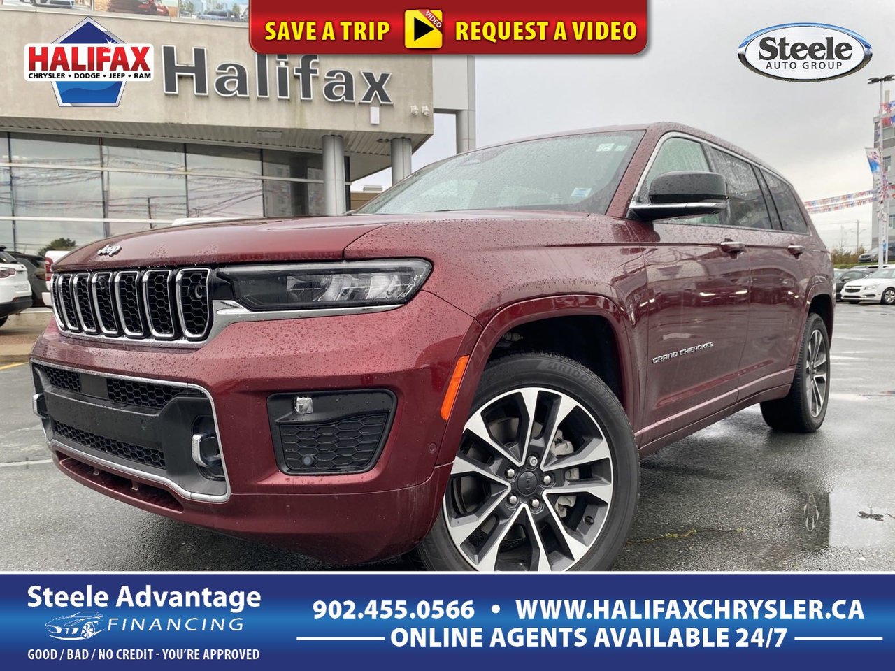 2021 Jeep Grand Cherokee L Overland 4wd - LOW KM, NAV, LEATHER, PANORAMIC SUNROOF, 7 PASSANGER,-0