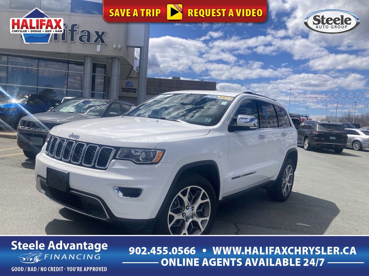 2022 Jeep GRAND CHEROKEE WK Limited - NAV, HTD MEMORY LEATHER SEATS, SUNROOF, POWER LIFT GATE, NO ACCIDENTS-0