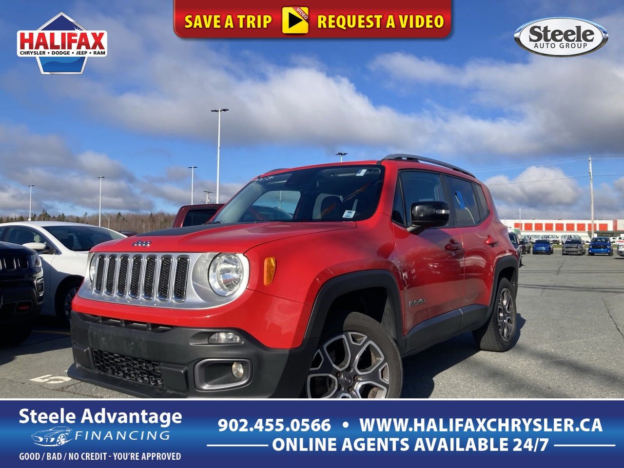 2015 Jeep Renegade Limited - LOW KM, 4WD, HEATED LEATHER SEATS AND WHEEL, BACK UP CAMERA, POWER EQUIPMENT, NO ACCIDENTS-0