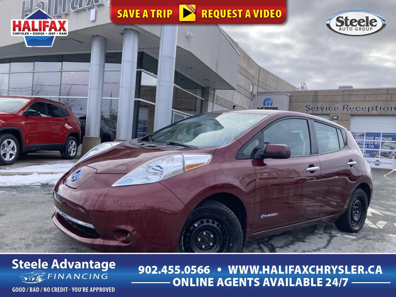 2017 Nissan Leaf S - BEV/ELECTRIC, LOW KM, HEATED SEATS, BACK UP CAMERA, POWER EQUIPMENT, LEVEL 1 CHARGER-0