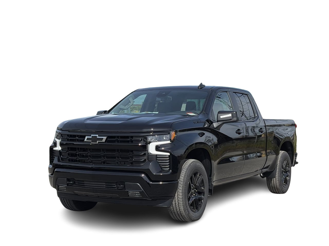 Black 2026 Chevrolet Silverado 1500 Pickup Truck Four-Wheel Drive Automatic