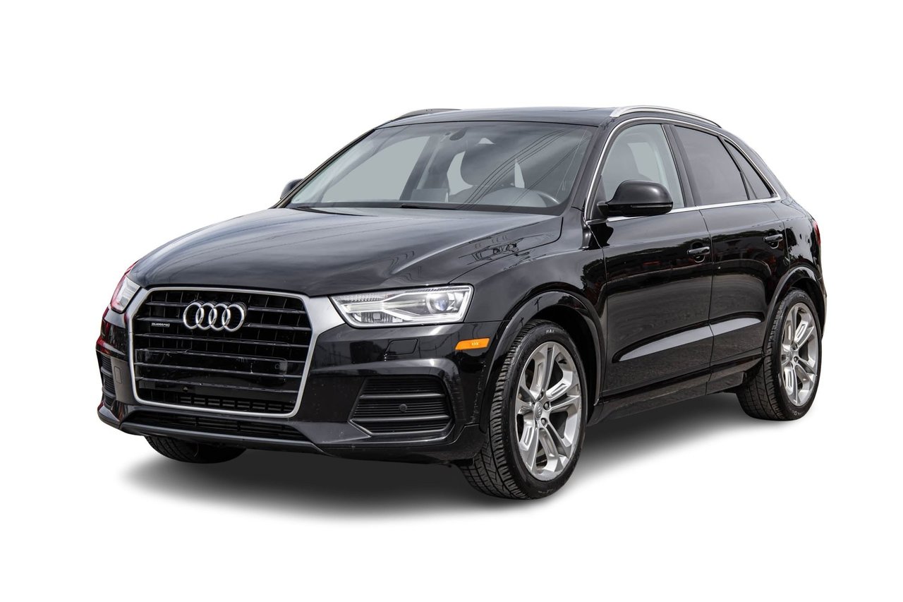 Black 2017 Audi Q3 2.0T quattro Progressiv SUV / Crossover Automatic