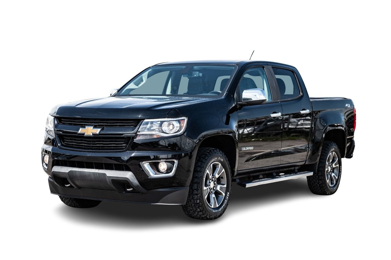 Black 2017 Chevrolet Colorado Z71 Crew Cab 4WD Pickup Truck Four-Wheel Drive Automatic