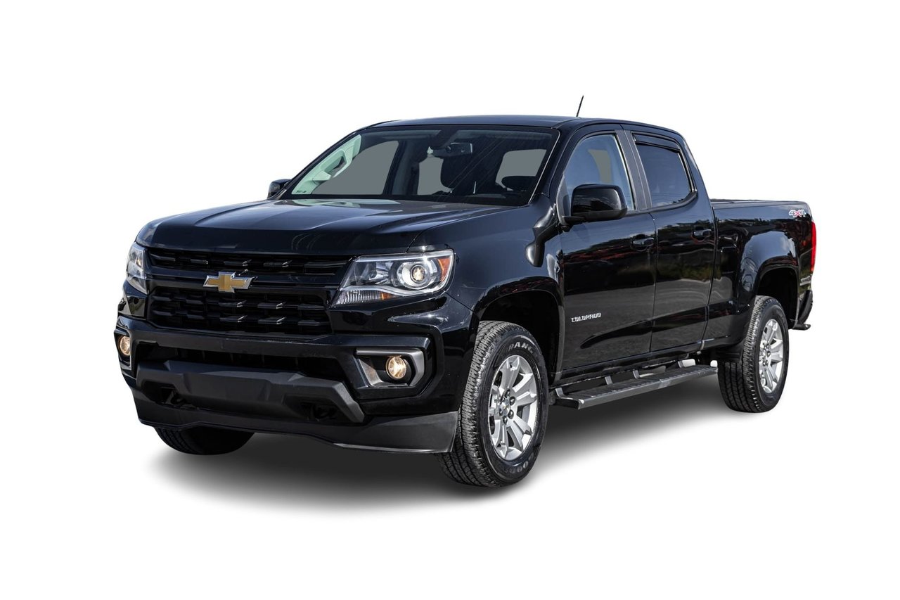 Black 2022 Chevrolet Colorado Pickup Truck Four-Wheel Drive Automatic