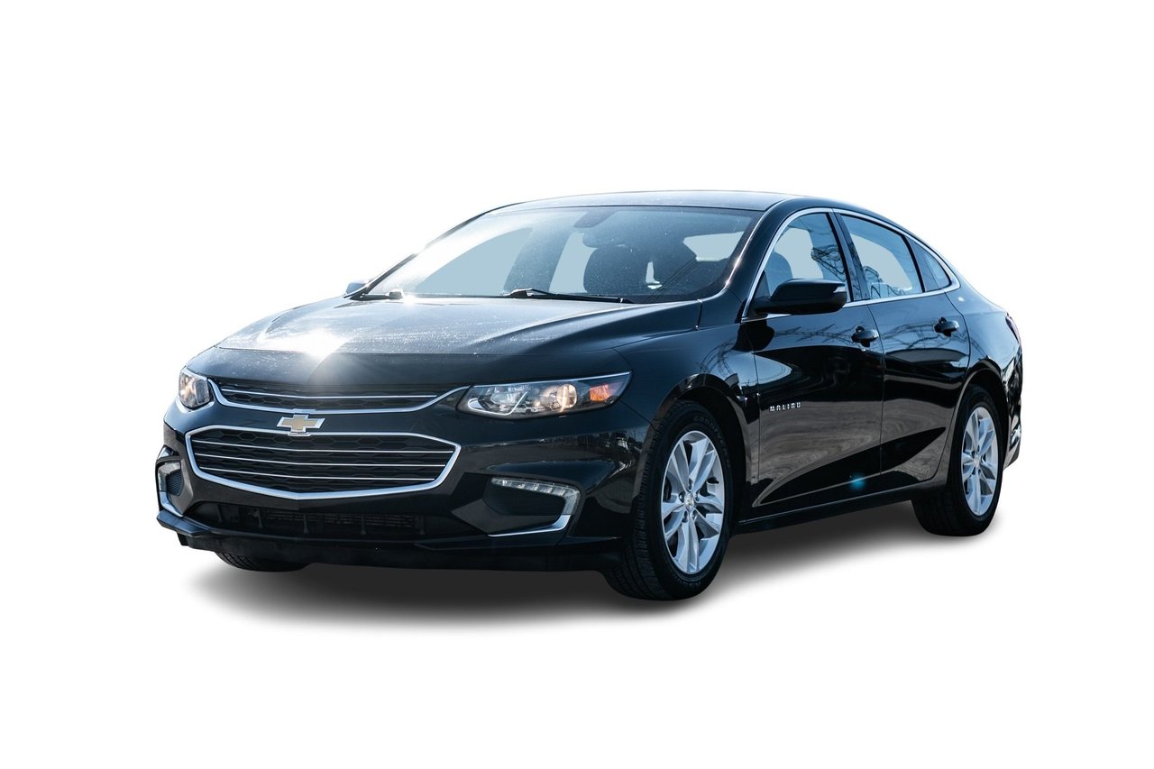 Black 2018 Chevrolet Malibu Sedan Front-Wheel Drive Automatic