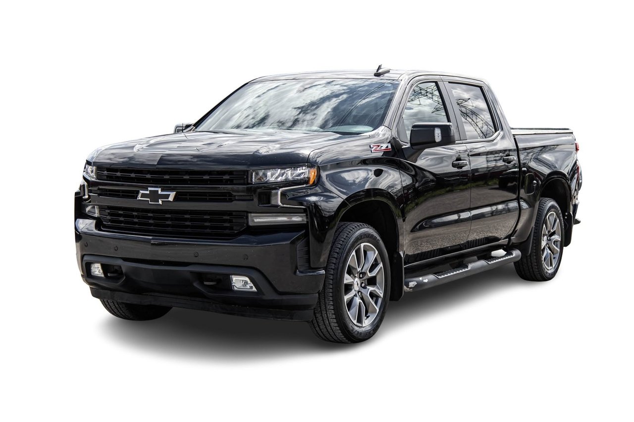 Black 2021 Chevrolet Silverado 1500 Pickup Truck Four-Wheel Drive Automatic