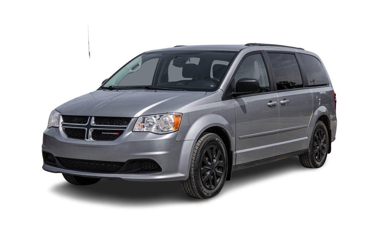 Gray 2015 Dodge Grand Caravan SXT FWD Minivan Front-Wheel Drive Automatic