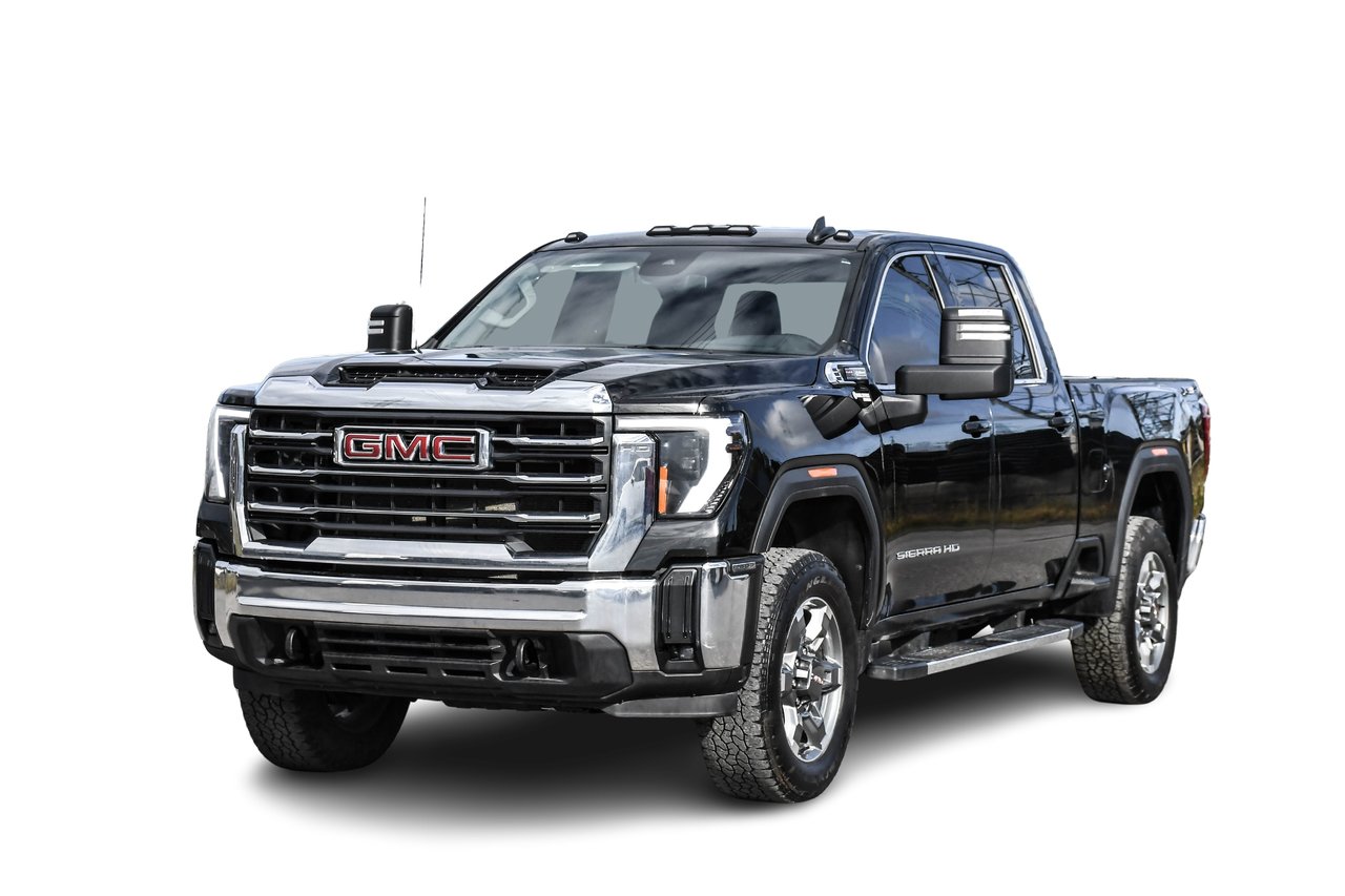 Black 2025 GMC Sierra 2500HD Pickup Truck Four-Wheel Drive Automatic