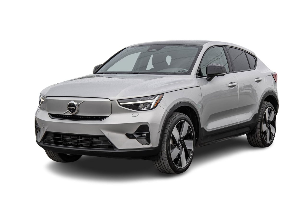 Silver 2023 Volvo C40 Recharge SUV / Crossover All-Wheel Drive Automatic
