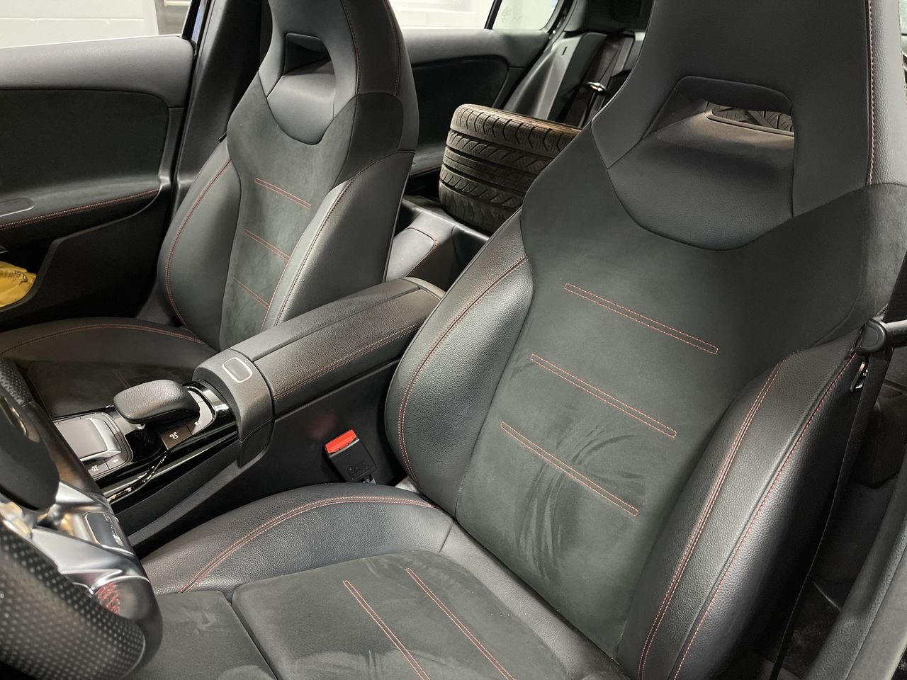 Certified Used 2021 BLACK Mercedes-Benz AMG A 35 AWD 4MATIC + CUIR + CLIM BI-ZONE + CAMERA image 19
