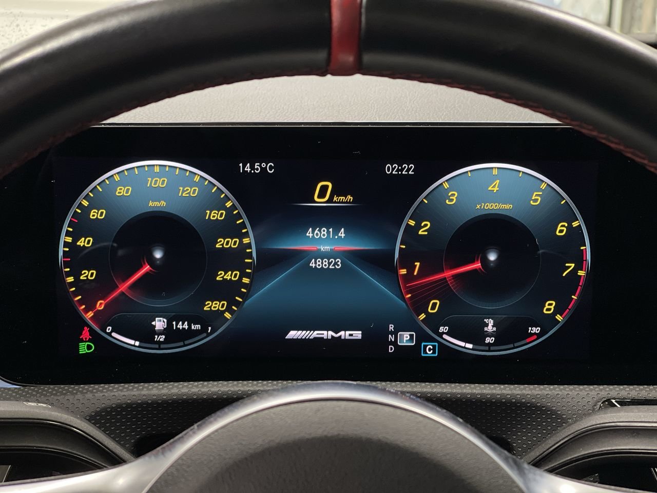 Certified Used 2021 BLACK Mercedes-Benz AMG A 35 AWD 4MATIC + CUIR + CLIM BI-ZONE + CAMERA image 23