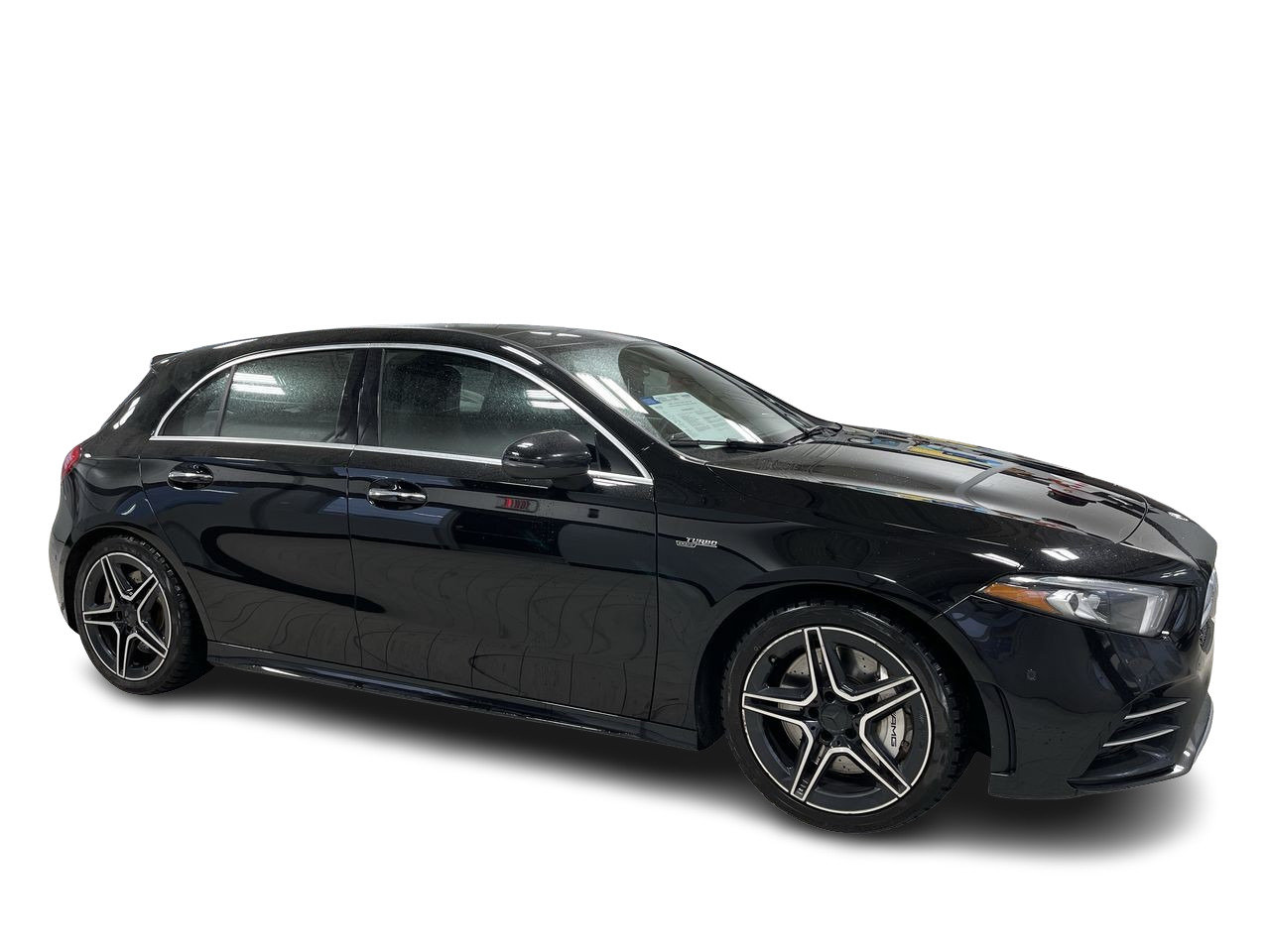 Certified Used 2021 BLACK Mercedes-Benz AMG A 35 AWD 4MATIC + CUIR + CLIM BI-ZONE + CAMERA image 13