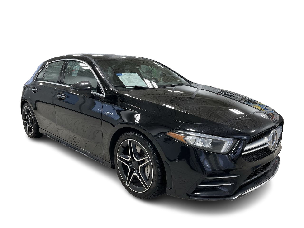 Certified Used 2021 BLACK Mercedes-Benz AMG A 35 AWD 4MATIC + CUIR + CLIM BI-ZONE + CAMERA image 14