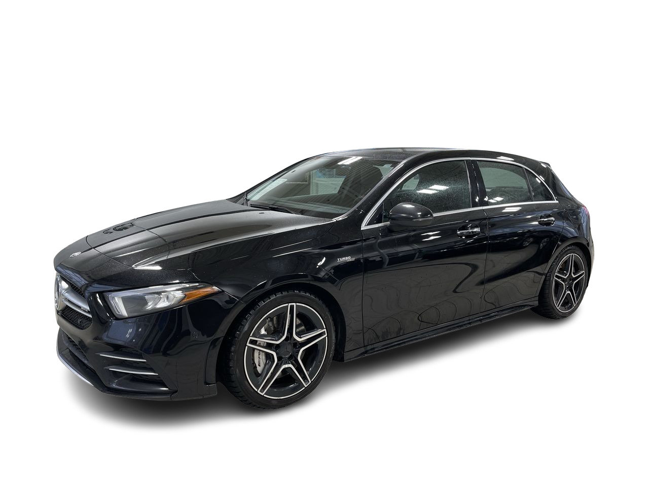 Certified Used 2021 BLACK Mercedes-Benz AMG A 35 AWD 4MATIC + CUIR + CLIM BI-ZONE + CAMERA image 3