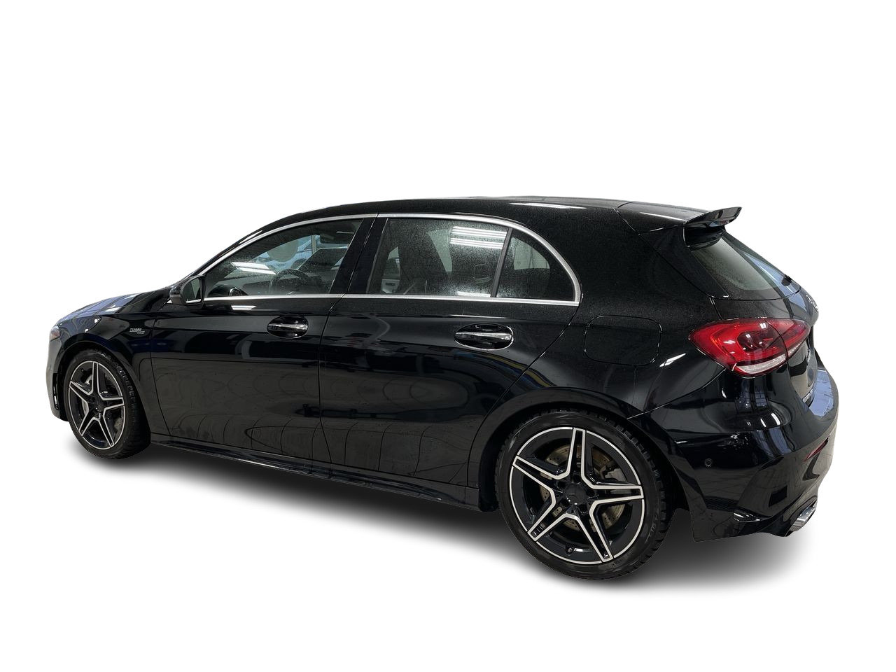 Certified Used 2021 BLACK Mercedes-Benz AMG A 35 AWD 4MATIC + CUIR + CLIM BI-ZONE + CAMERA image 5