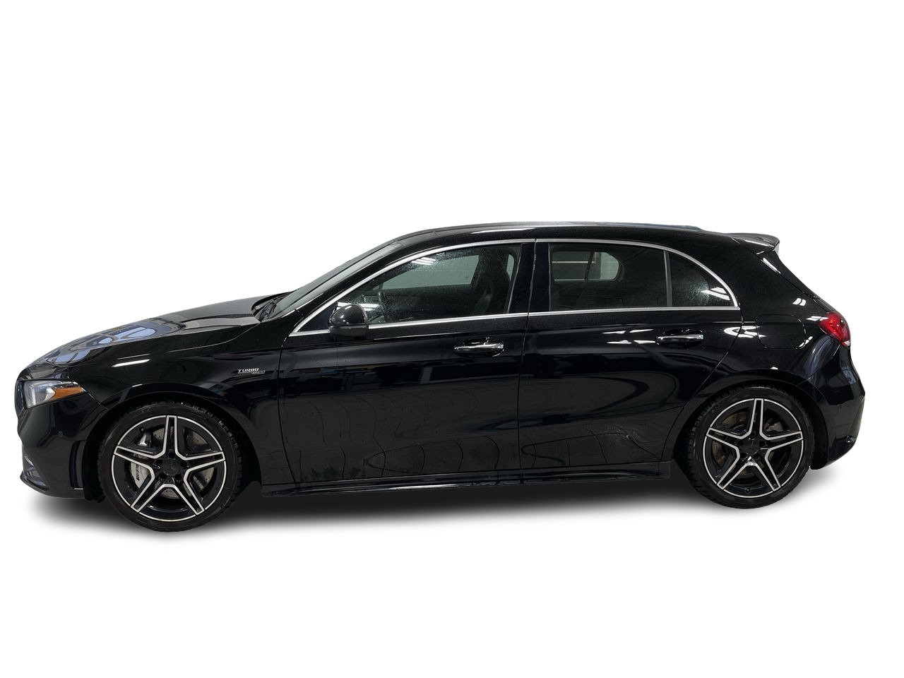 Certified Used 2021 BLACK Mercedes-Benz AMG A 35 AWD 4MATIC + CUIR + CLIM BI-ZONE + CAMERA image 4