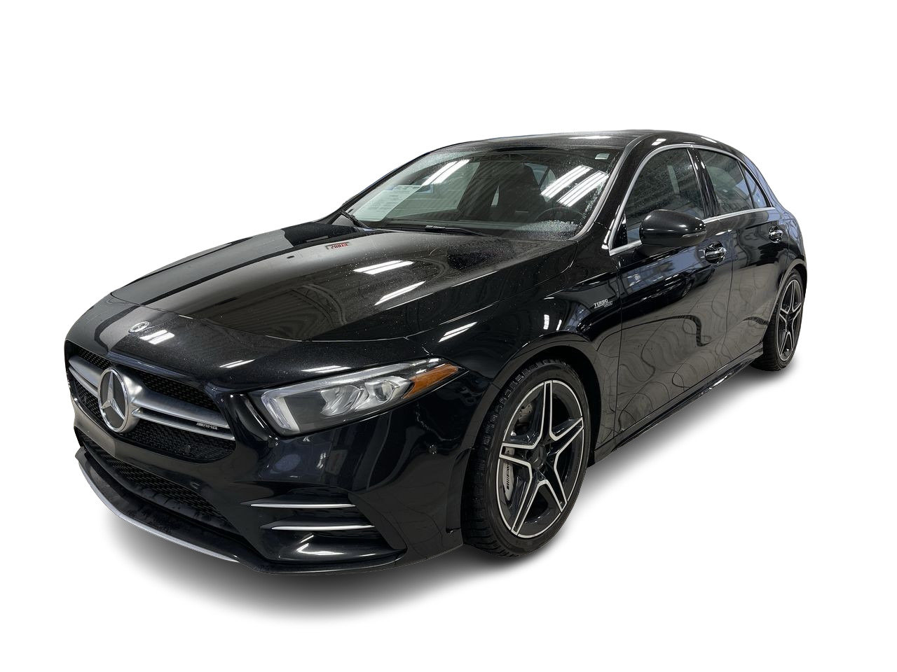 Certified Used 2021 BLACK Mercedes-Benz AMG A 35 AWD 4MATIC + CUIR + CLIM BI-ZONE + CAMERA image 2