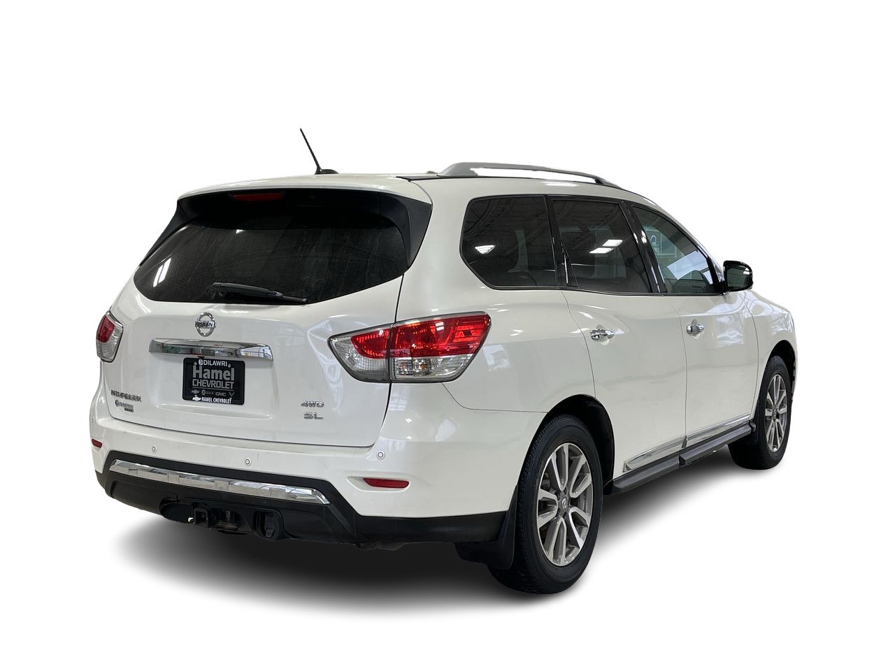 Used 2015 WHITE Nissan SL AWD 4X4+CUIR+NAVIGATION+CAM RECUL+CLIM BI-ZONE+ image 4