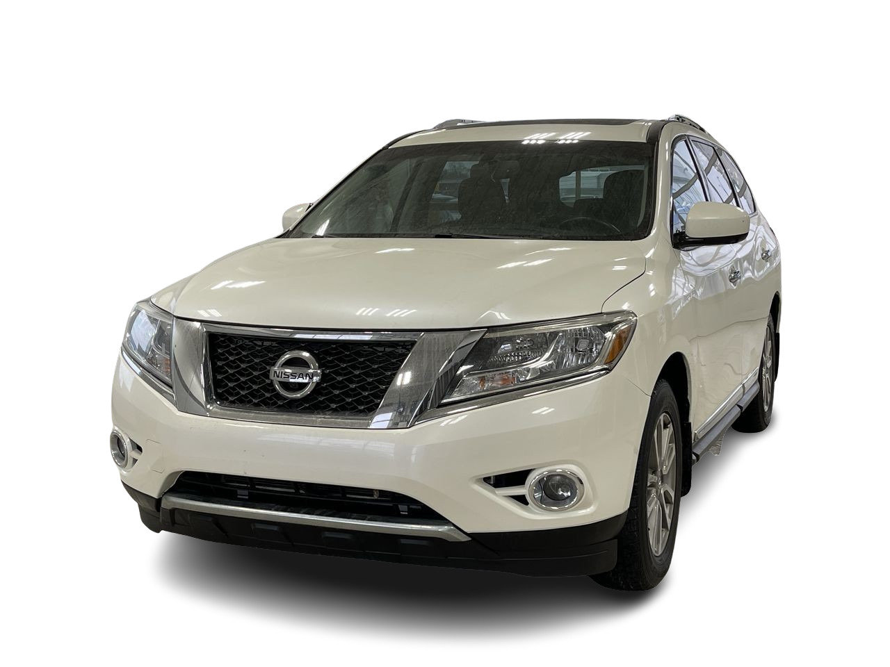Used 2015 WHITE Nissan SL AWD 4X4+CUIR+NAVIGATION+CAM RECUL+CLIM BI-ZONE+ image 11