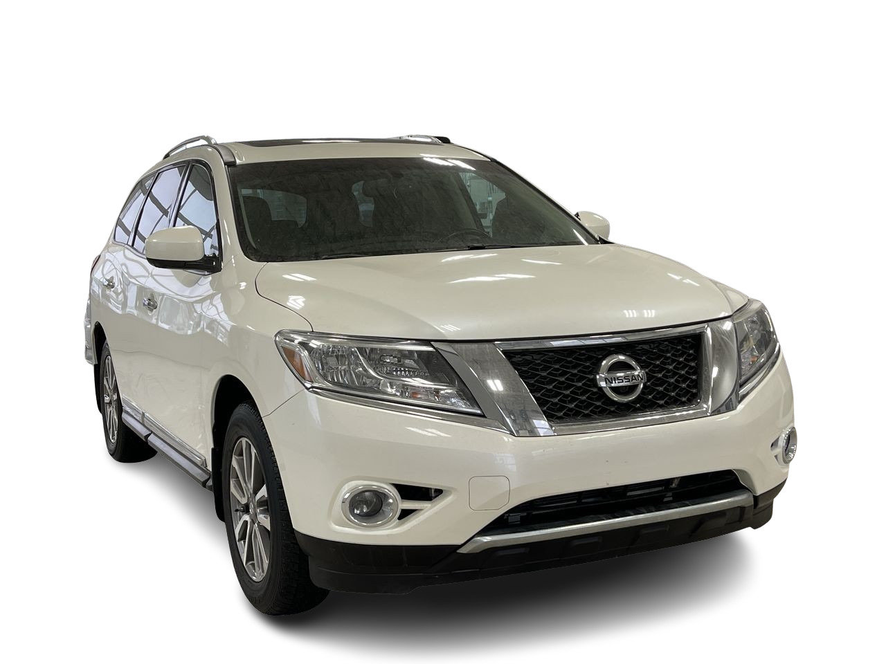 Used 2015 WHITE Nissan SL AWD 4X4+CUIR+NAVIGATION+CAM RECUL+CLIM BI-ZONE+ image 9