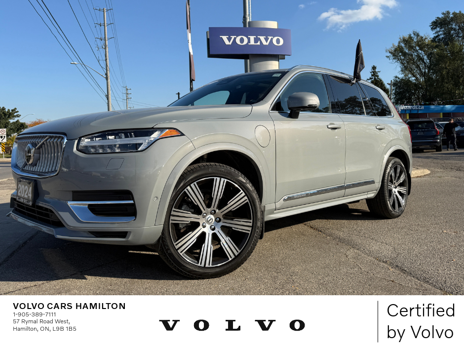 Gray (VAPOUR GREY METALLIC) 2024 Volvo XC90 SUV / Crossover All-Wheel Drive Automatic