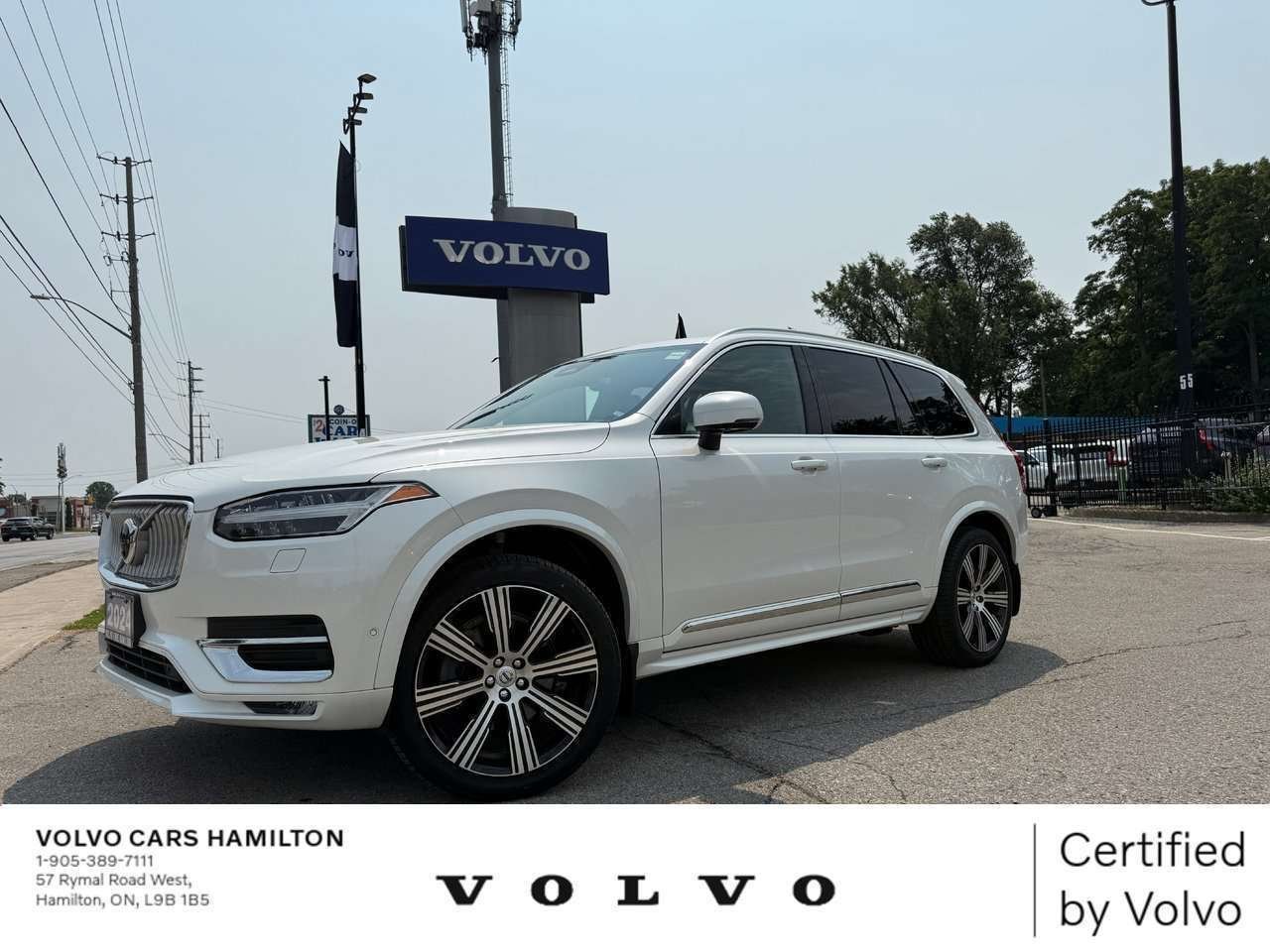 CRYSTAL WHITE PEARL METALLIC 2024 Volvo XC90 SUV / Crossover All-Wheel Drive Automatic