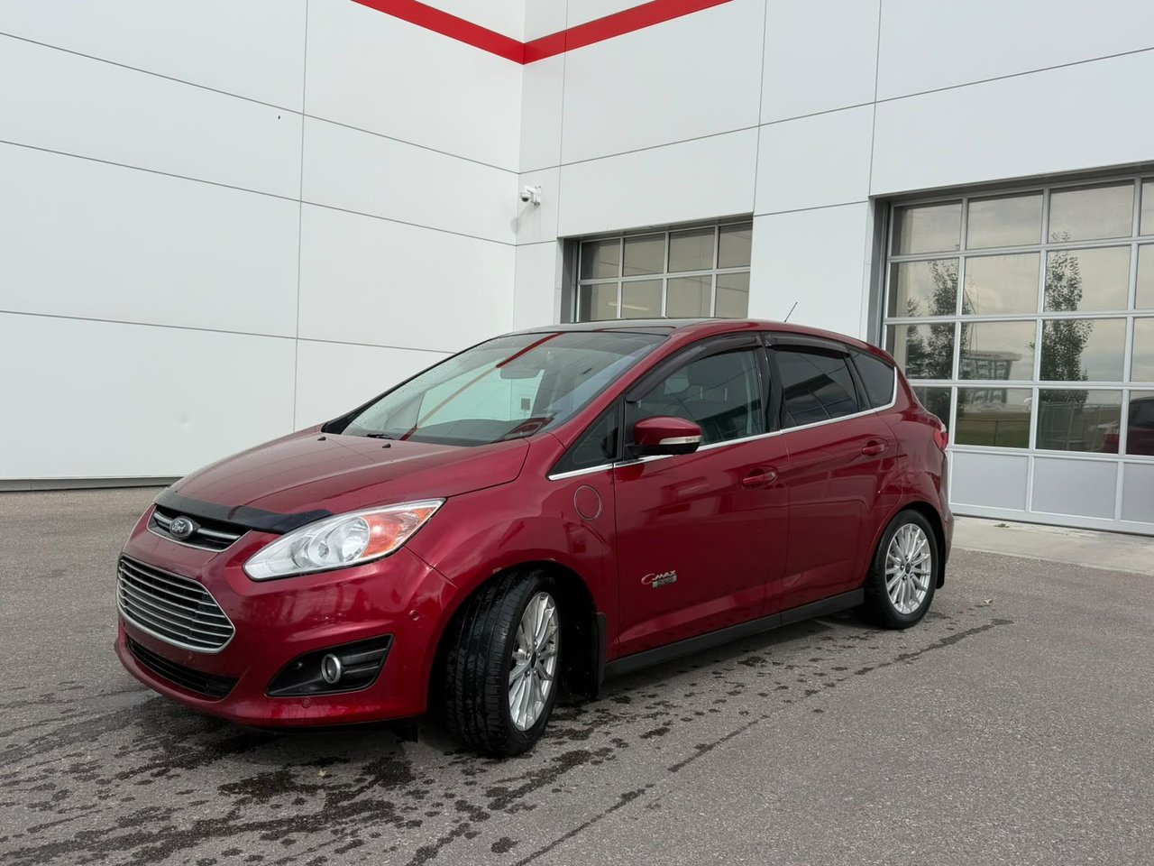 Red 2013 Ford C-Max Energi Minivan  
