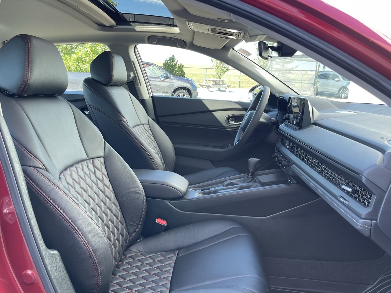 New 2023 Radiant Red Metallic Honda EX image 33