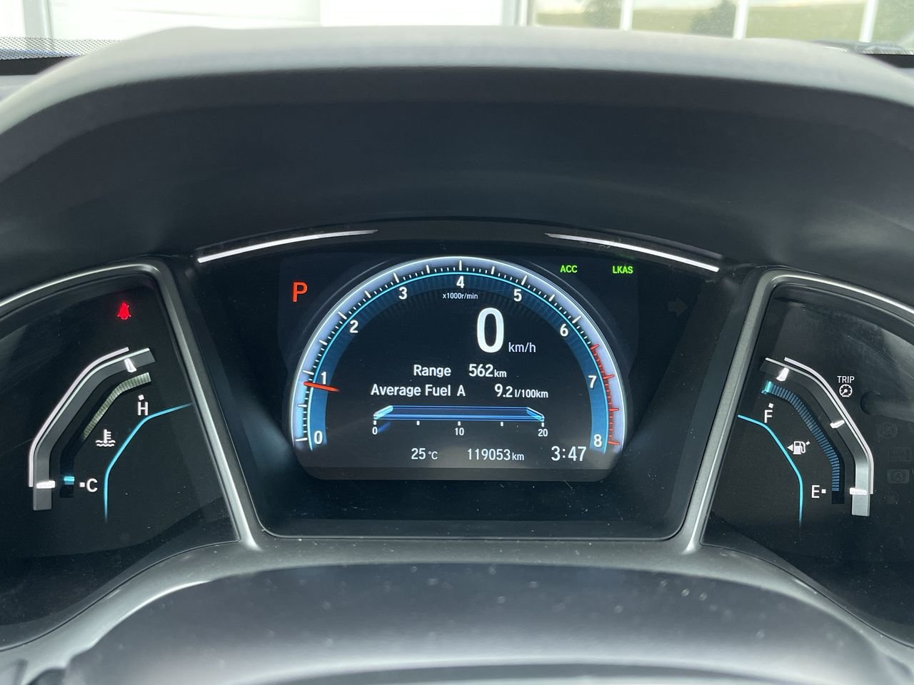 Used 2016 Aegean Blue Met Honda Sedan EX-T CVT HS image 23