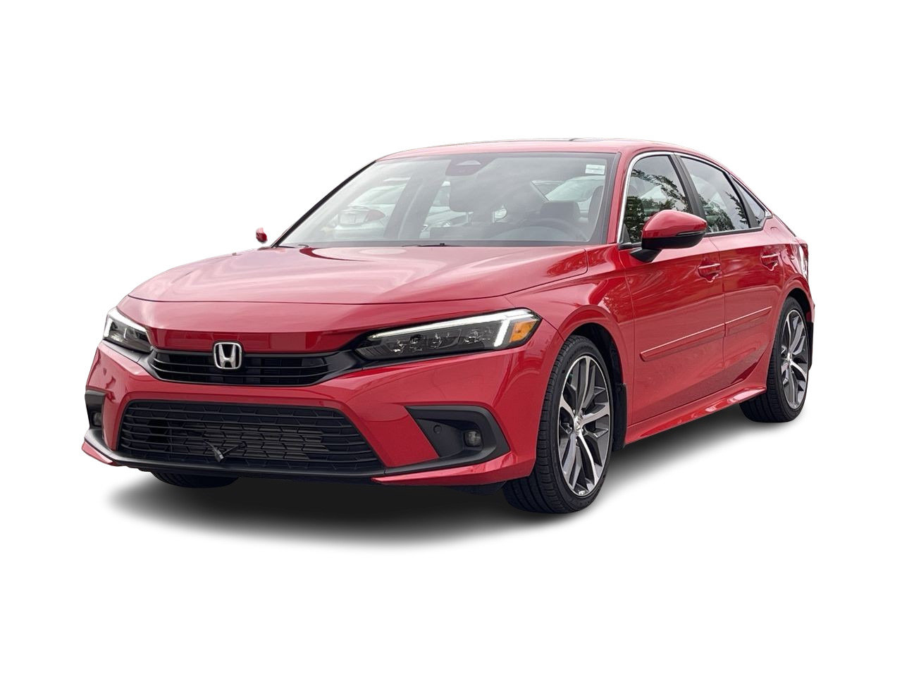 Certified Used 2022 Rallye Red Honda Sedan Touring CVT image 2