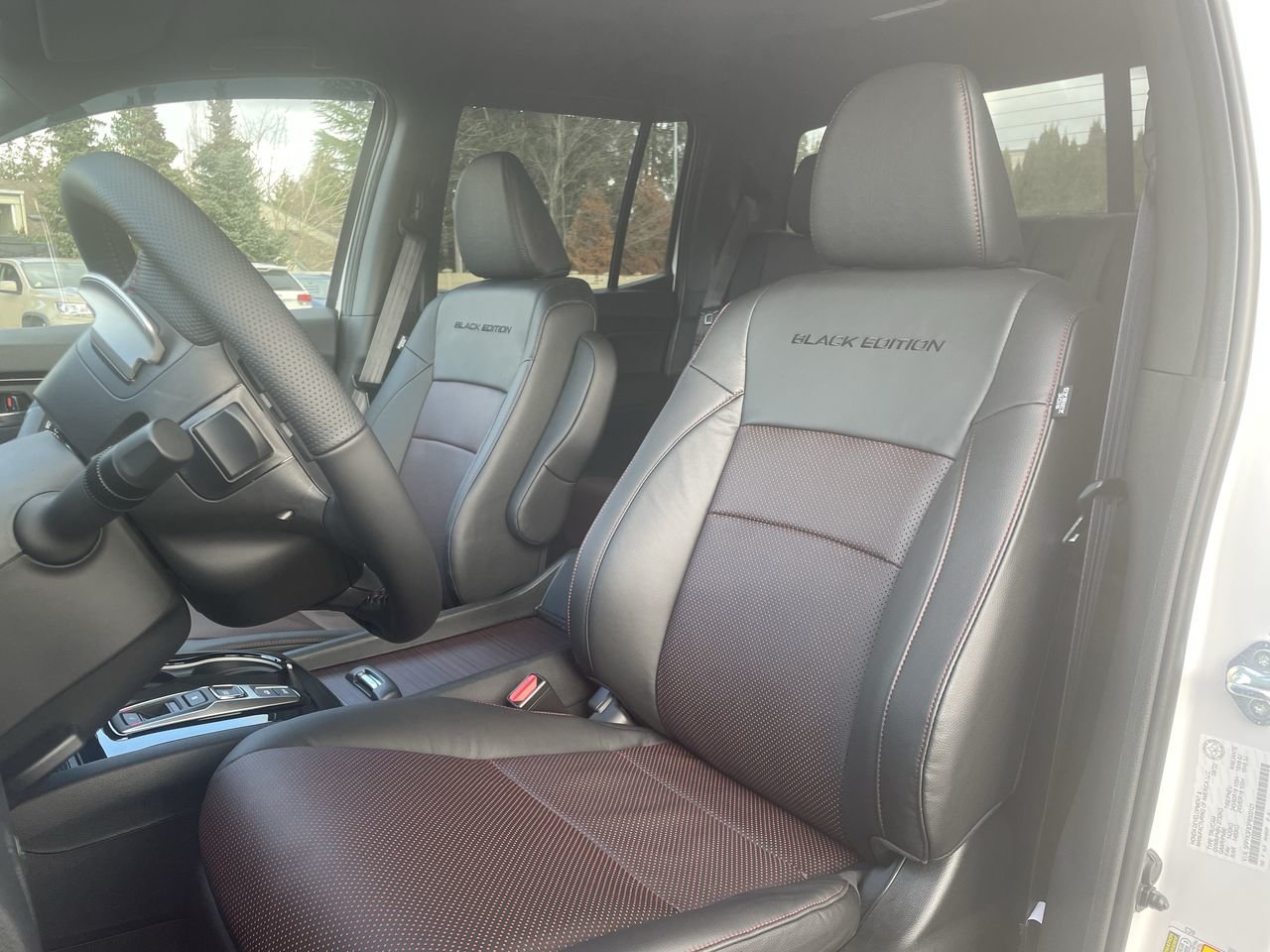 New 2023 Platinum White Pearl Honda BLACK EDITION image 20