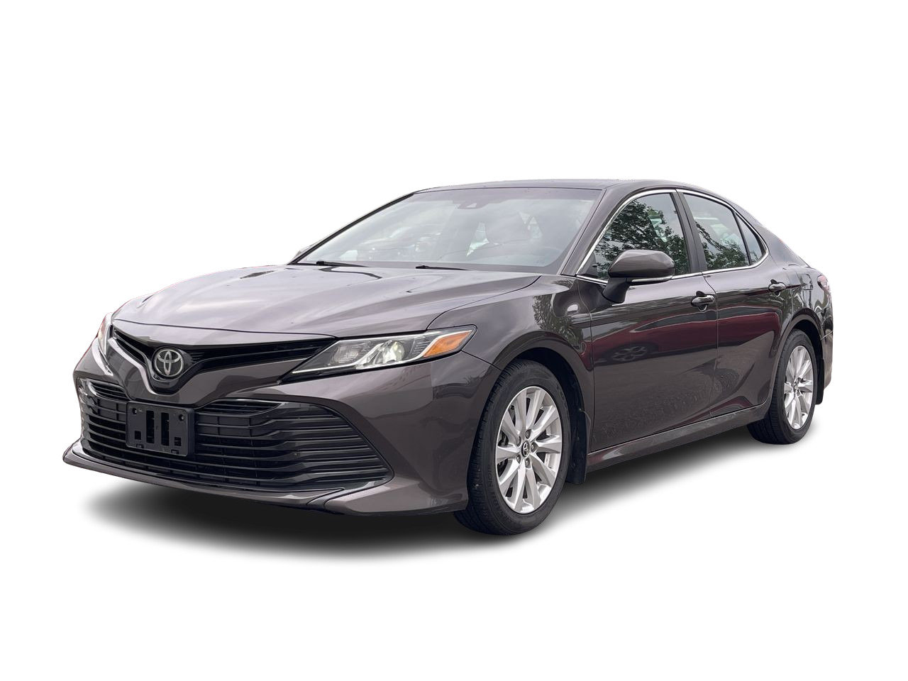 Used 2018 Pre-Dawn Grey Mica Toyota 4-Door Sedan LE 8A image 3