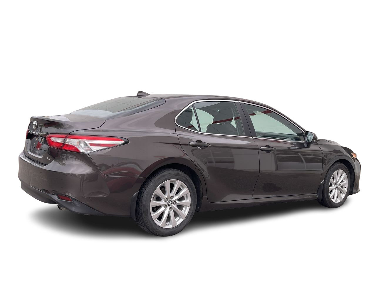 Used 2018 Pre-Dawn Grey Mica Toyota 4-Door Sedan LE 8A image 12