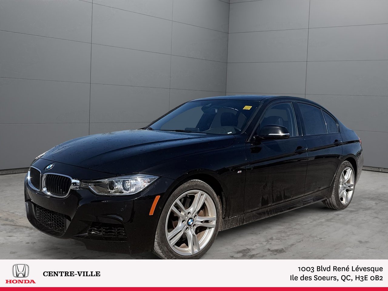 .-BLACK 2014 BMW 3 Series Sedan All-Wheel Drive Manual