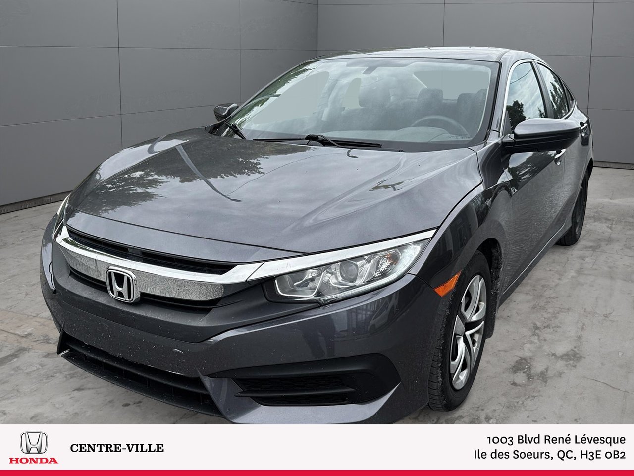  2016 Honda Civic Sedan Front-Wheel Drive Continuously Variable Transmission