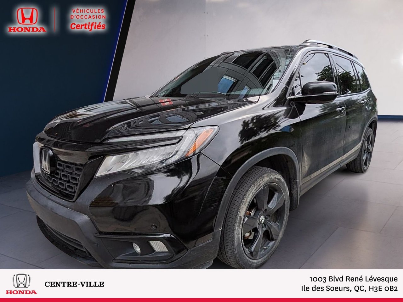 NH-731P-CRYSTAL_BL 2021 Honda Passport SUV / Crossover All-Wheel Drive Automatic