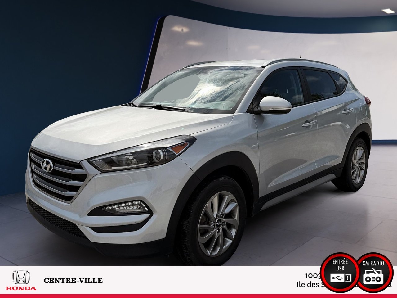 Gray 2017 Hyundai Tucson 2.0L Premium FWD SUV / Crossover Automatic