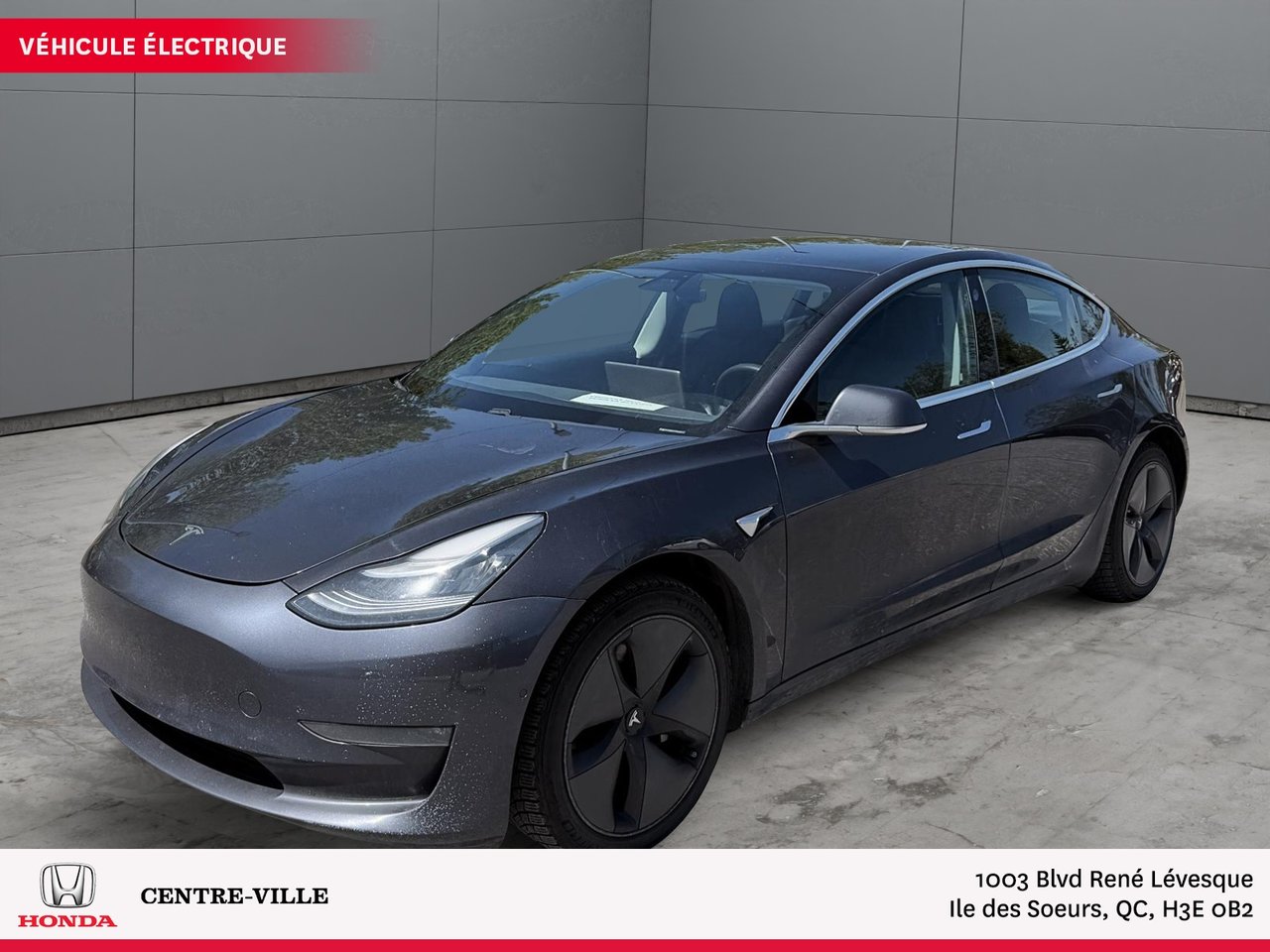Black (CHARCOAL) 2020 Tesla Model 3 Sedan All-Wheel Drive Automatic
