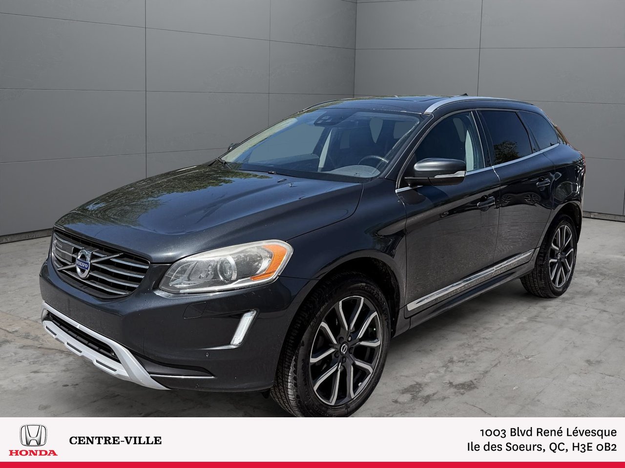 Black (/NOIR) 2016 Volvo XC60 SUV / Crossover Automatic