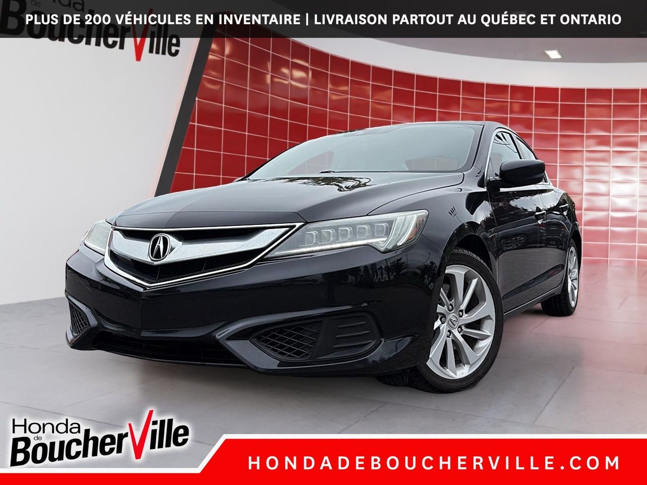 Crystal Black Pearl 2017 Acura ILX Sedan Front-Wheel Drive Automatic