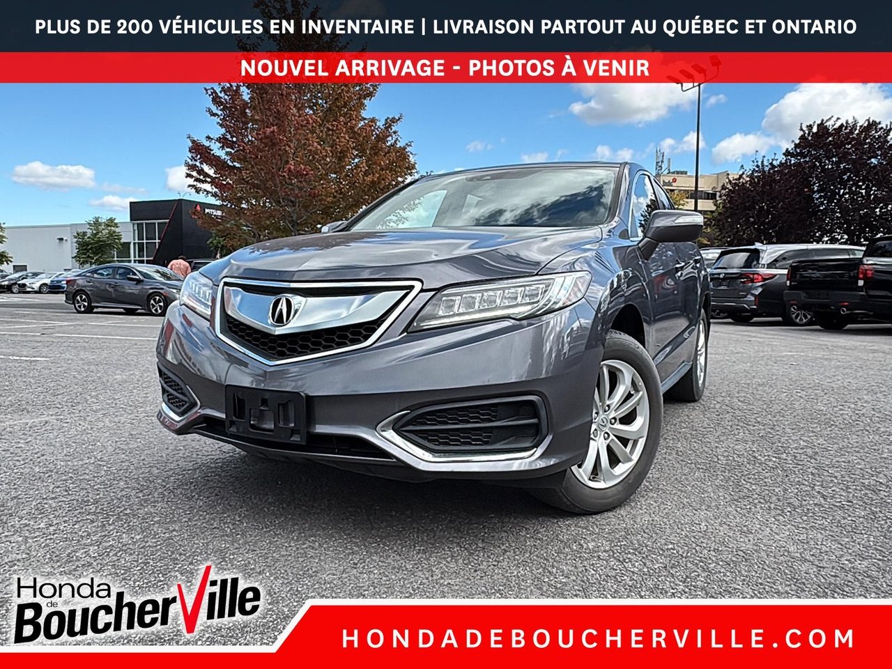 Gray 2018 Acura RDX SUV / Crossover All-Wheel Drive Automatic
