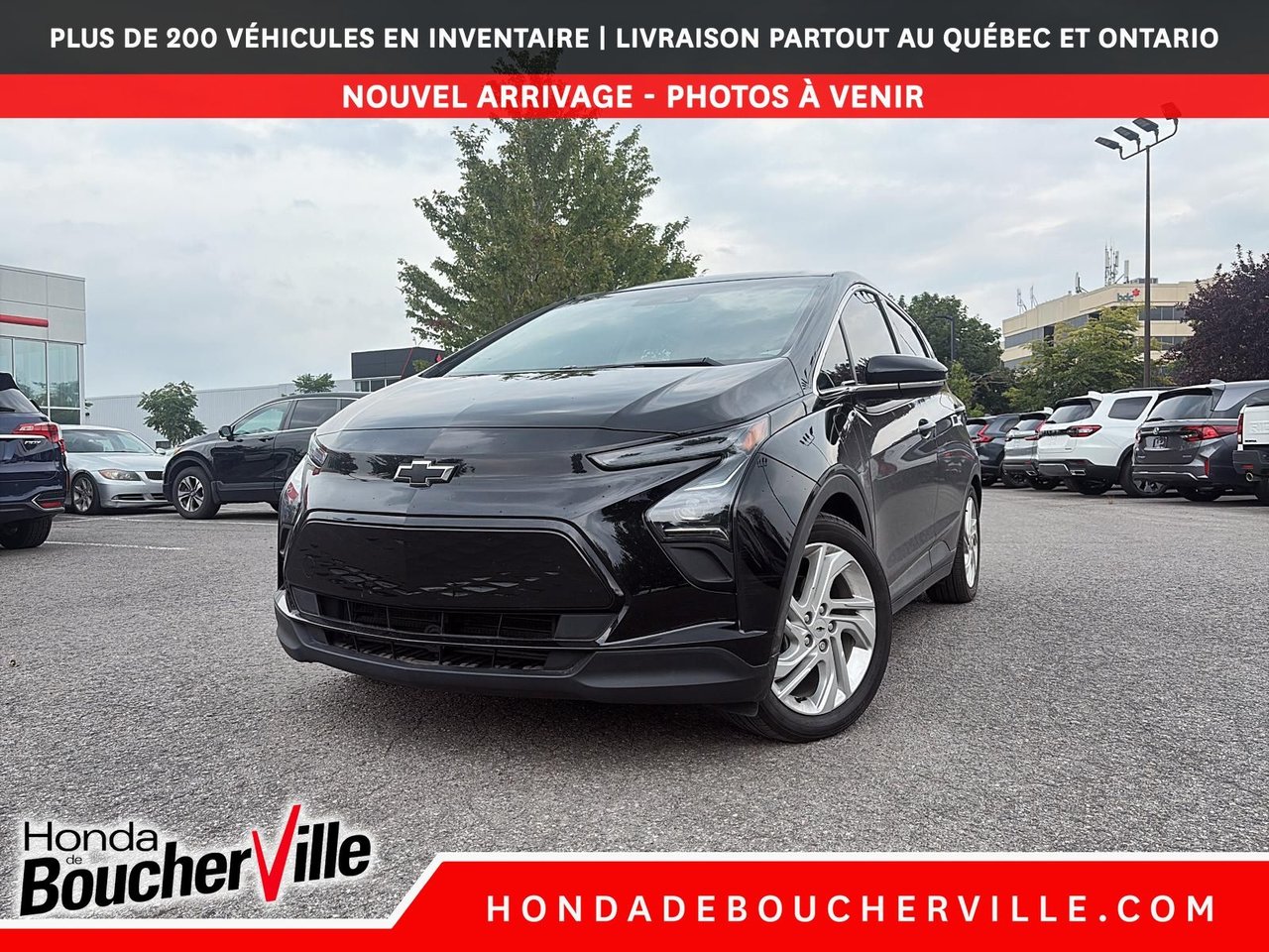 Mosaic Black Metallic 2023 Chevrolet Bolt EV Hatchback Front-Wheel Drive Automatic